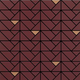 16x16 Eclettica Herringbone Mosaic Mixed-Color Matte Smooth Porcelain Tile