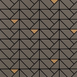 16x16 Eclettica Herringbone Mosaic Mixed-Color Matte Smooth Porcelain Tile