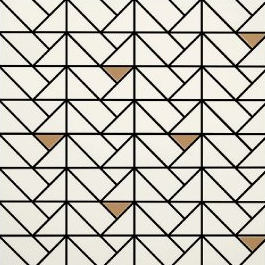 16x16 Eclettica Herringbone Mosaic Mixed-Color Matte Smooth Porcelain Tile