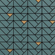 16x16 Eclettica Herringbone Mosaic Mixed-Color Matte Smooth Porcelain Tile