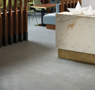 Warm Gray - 36x36 Mystone Moon Natural Concrete-Look Matte Smooth Porcelain Tile