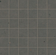 12x12 Mystone Moon Straight Joint  Mosaic Concrete-Look Matte Smooth Porcelain Tile Charcoal Gray