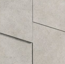 11x11 Terratech  Mosaic Concrete-Look Matte 3D-Geometric Porcelain Tile Taupe Gray