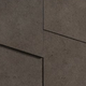 11x11 Terratech  Mosaic Concrete-Look Matte 3D-Geometric Porcelain Tile Dark Gray