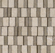 12x12 Mystone Limestone  Mosaic Stone-Look Matte Smooth Porcelain Tile Taupe Beige