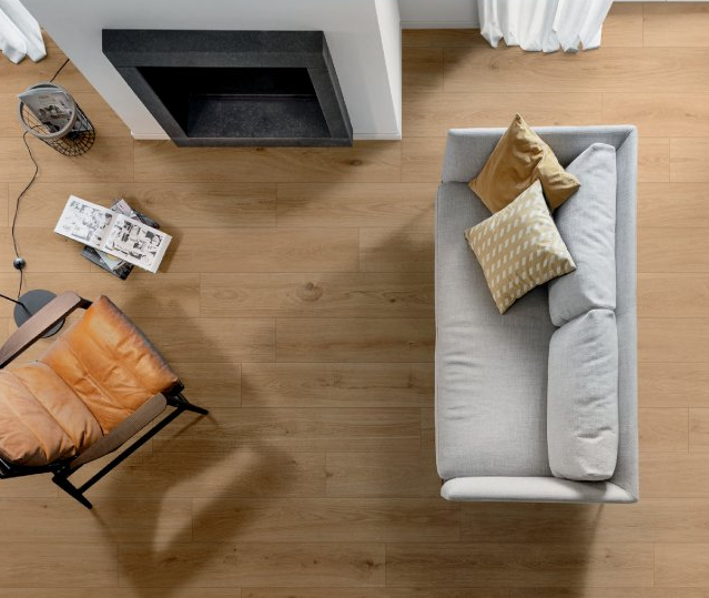 9x71 Oltre  Natural Wood-Look Matte Smooth Porcelain Tile Natural Oak