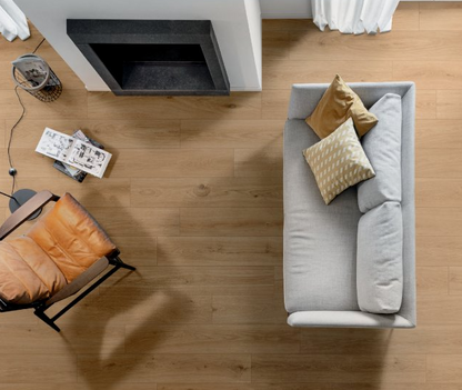 9x71 Oltre  Natural Wood-Look Matte Smooth Porcelain Tile Natural Oak
