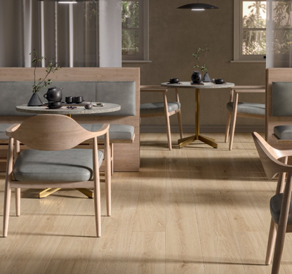 9x71 Oltre  Natural Wood-Look Matte Smooth Porcelain Tile Light Brown