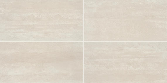 10x14 Cove Creek  Natural Stone-Look Matte Smooth Porcelain Tile Ivory Beige