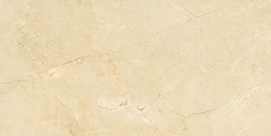 10x14 Mirasol  Natural Marble-Look Glossy Smooth Ceramic Tile Light Beige