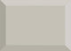 10x14 Hawthorne  Natural Solid-Color Glossy Beveled Ceramic Tile Light Taupe