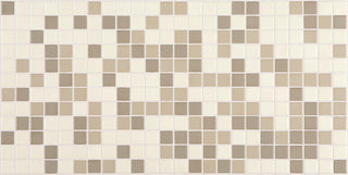 Beige - 12x24 Unglazed Mosaics Random Pattern Mosaic Mixed-Color Matte Smooth Porcelain Tile