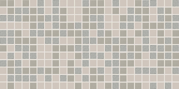 1x1 Unglazed Mosaics Random Pattern  Mosaic Mixed-Color Matte Smooth Porcelain Tile Warm Beige