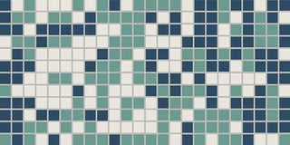12x24 Unglazed Mosaics Random Pattern Mosaic Mixed-Color Matte Smooth Porcelain Tile