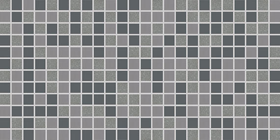 1x1 Unglazed Mosaics Random Pattern  Mosaic Mixed-Color Matte Smooth Porcelain Tile Light Gray