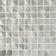 1x1 Structure  Mosaic Metallic-Look Satin Polished Metal Tile Steel Gray