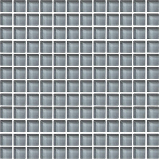 12x12 Color Wave Straight Joint Mosaic Solid-Color Glossy Smooth Glass Tile