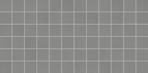 1x1 Keystones Straight Joint  Mosaic Solid-Color Matte Smooth Porcelain Tile Soft Gray