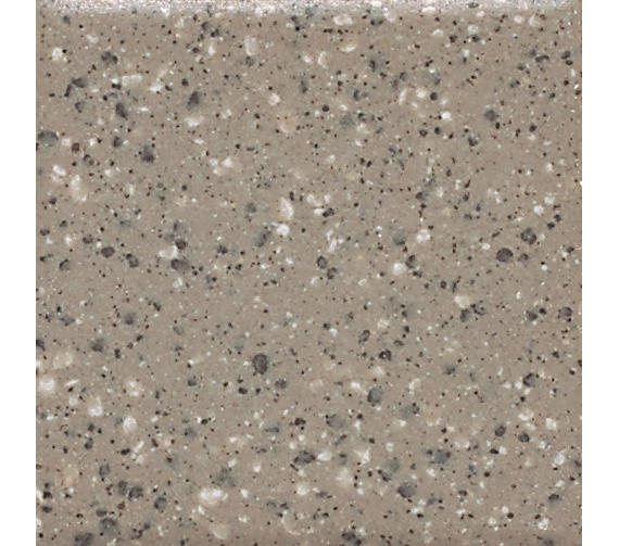 1x1 Keystones Speckled Straight Joint Mosaic Solid-Color Matte Smooth Porcelain Tile Taupe Speckle