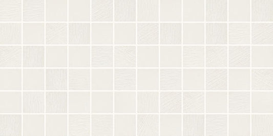 1x1 Keystones Straight Joint  Mosaic Solid-Color Matte Smooth Porcelain Tile Pure White