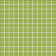 1x1 Color Appeal  Mosaic Solid-Color Glossy Smooth Glass Tile Lime Green