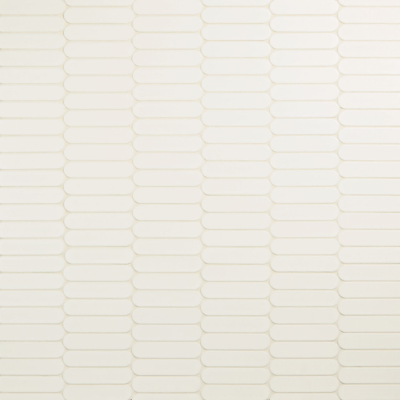 13x12 Artefino Element Oval Mosaic Solid-Color Matte Smooth Ceramic Tile