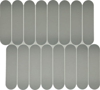 13x12 Artefino Element Oval Mosaic Solid-Color Matte Smooth Ceramic Tile