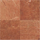 12x12 Marble Grid Intense Veining Natural Marble-Look Polished Smooth Marble Tile Terracotta Marble