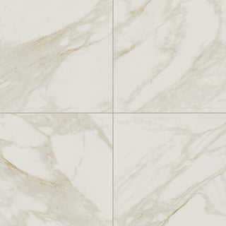 12x12 Perpetuo Natural Marble-Look Polished Smooth Porcelain Tile