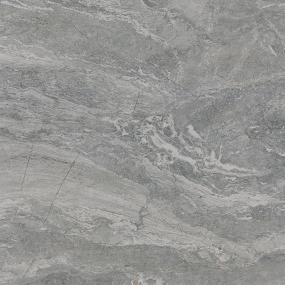 12x12 Perpetuo Wave-Line  Natural Marble-Look Polished Smooth Porcelain Tile Silver Gray