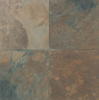 12x12 Slate Random Pattern Stone-Look Honed Textured Slate Tile