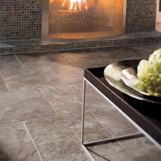 Slate Multicolor - 12x12 Slate Random Pattern Stone-Look Honed Textured Slate Tile