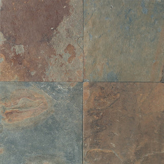 12x12 Slate Random Pattern Stone-Look Honed Textured Slate Tile