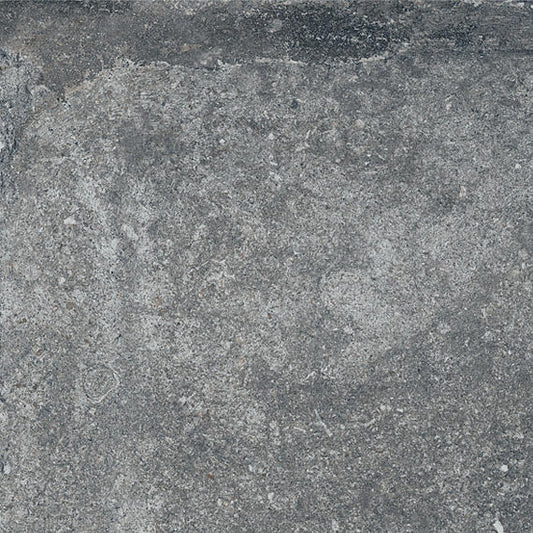 12x12 Creativo  Natural Stone-Look Matte Textured Porcelain Tile Carbon Gray