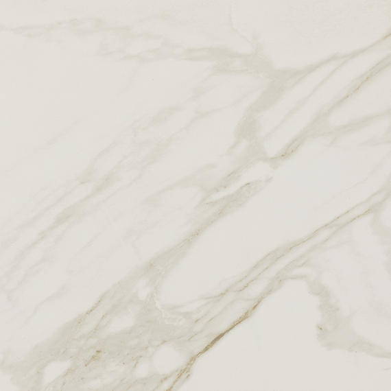 12x12 Perpetuo Light Veining  Natural Marble-Look Matte Smooth Porcelain Tile Cream White