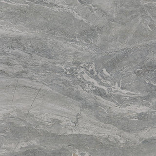 Silver Gray - 12x12 Perpetuo Light Veining Natural Marble-Look Matte Smooth Porcelain Tile