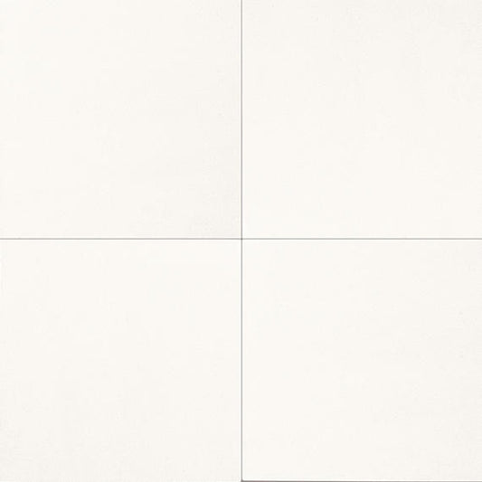 12x12 Marble Grid  Natural Marble-Look Honed Smooth Marble Tile Pure White