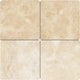 12x12 Travertine Light Veining Natural Travertine-Look Honed Natural Travertine Tile Warm Taupe