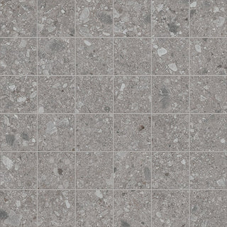 12x12 Assemble Fragment Shard Grid Mosaic Stone-Look Matte Smooth Porcelain Tile