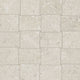 12x12 Dignitary Grid  Mosaic Stone-Look Matte Smooth Porcelain Tile Limestone Beige