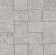 12x12 Dignitary Grid  Mosaic Stone-Look Matte Smooth Porcelain Tile Pebble Gray