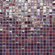 1/2x1/2 City Lights Straight Joint  Mosaic Mixed-Color Glossy Undulated Glass Tile Purple