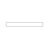 3/8x12 Predella Petite Pencil Rail Natural-Look Honed Smooth Stone Tile