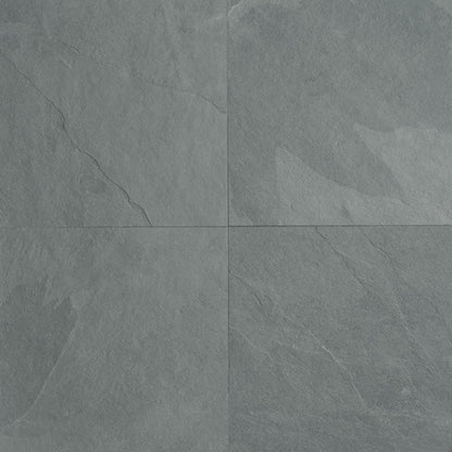12x12 Slate Random Pattern Stone-Look Honed Textured Slate Tile