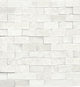1/2x1 Marble Subway Pattern  Mosaic Stone-Look Polished Smooth Marble Tile Beige Gray