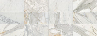 Golden Marble - 12x24 Marble Natural Marble-Look Polished Smooth Marble Tile