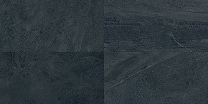 12x24 Society  Natural Stone-Look Polished Smooth Porcelain Tile Slate Gray