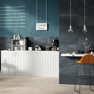 Slate Gray - 12x24 Society Natural Stone-Look Matte Smooth Porcelain Tile