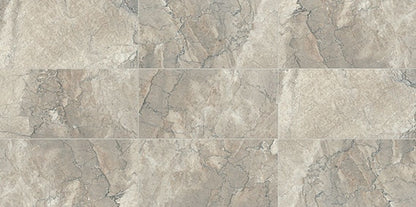 12x24 Parksville Stone  Patterned Stone-Look Honed Natural Stone Tile Beige Gray