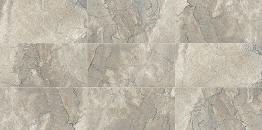 12x24 Parksville Stone  Patterned Stone-Look Honed Natural Stone Tile Beige Gray